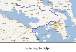 route map to Delphi